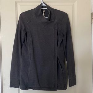 Lululemon Gratitude Grey Wrap Jacket Size 4